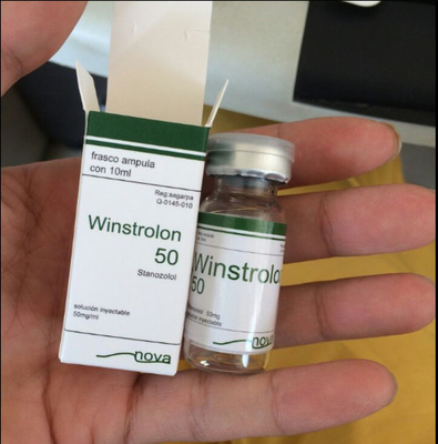 Winstrolon 50 10 ml Enjeksiyon Yağı Etiketler ve Kutular 10 ml Şişe Kutu Kağıt Paketleme