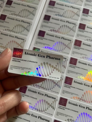 Steroid Ürün Test Cyp için Özel Yapıştırıcı Enjeksiyon Yağı Etiketleri