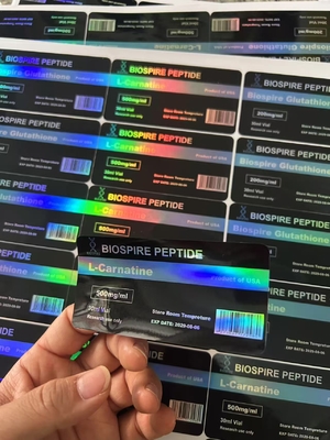 L-KARNİTİN 500mg/ml 30ml Flakon Etiketleri Özelleştirilmiş Logo ve Tasarım