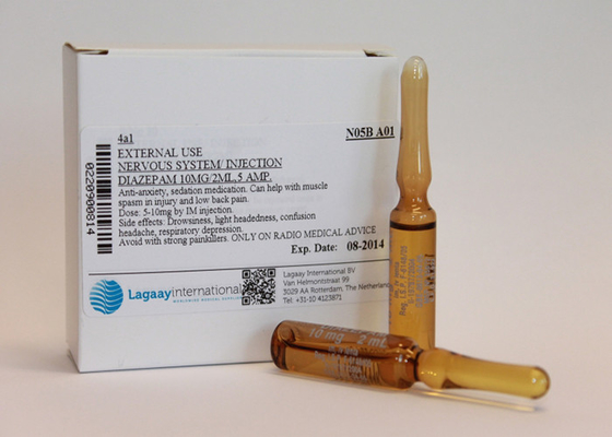 Enjeksiyon için boş cam şişe etiketleri saç veya Ginseng ampul temizleyin