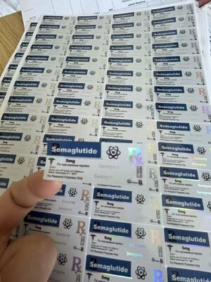 Semaglutide 5MG 2 ml 3 ml cam ilaç şişeleri Etiketler