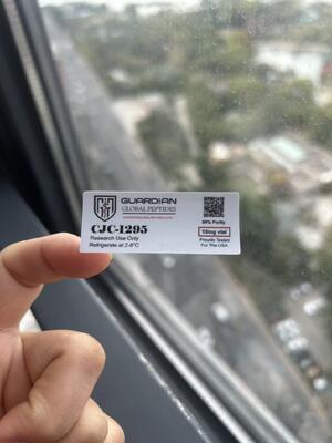 CJC-1295 10mg Peptid Flakon Etiketleri Özel logo baskı