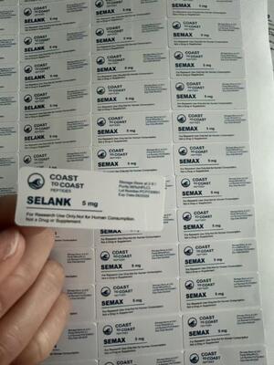 Selank 5mg küçük şişeler 2 3 ml cam şişe peptit etiketleri