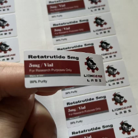 Retatrutid 5mg Beyaz Pvc Küçük Şişeler Etiketler