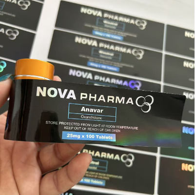 Anavar 20mg lazer malzemesi PET plastik şişeler etiketleri