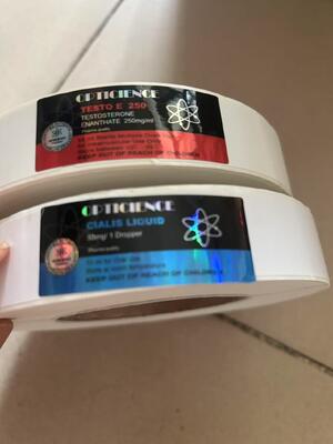 Cialis 20 mg Hologram malzeme etiketleri rulolarda çıkartmalar