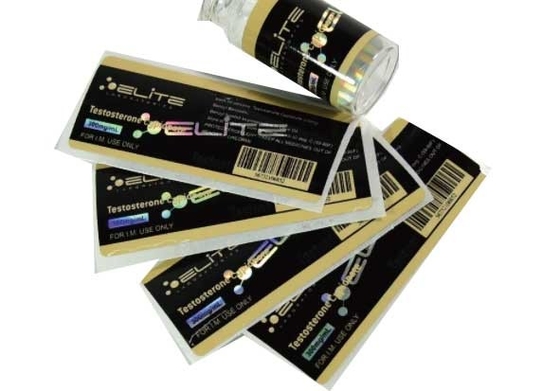 İlaç Şişesi Soyma İlaç Şişesi Enjeksiyon Şişeleri İçin Etiket Metalik Baskı