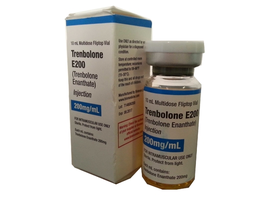Enanthate 200 testi için Beyaz PVC 10ml Çok Dozlu Flipop Özel Flakon Etiketleri