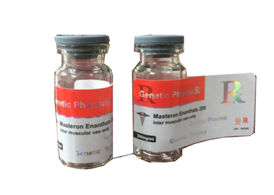 10ml Enjeksiyon Flakon için Masteron Enanthate 200mg Lazer Parlak flakon Flakon Etiketleri