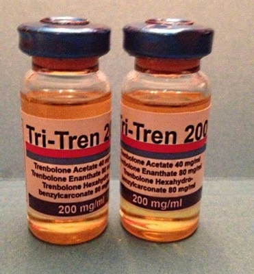 Tri-Tren 200 Mg / Ml için su geçirmez Özel Flakon Etiketleri Pvc Parlak Etiketler