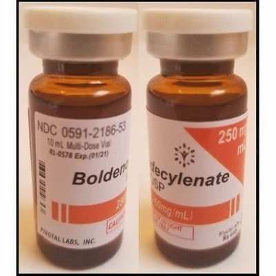 250mg flakon Şişe Etiketleri Boyut 6x3cm test Enanthate İlaç Paketi
