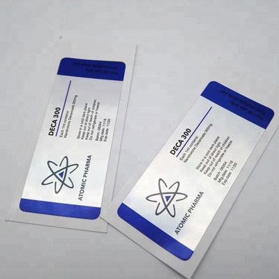 Holografik PET 10ml 20ml flakon Flakon Etiketleri