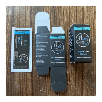 Eczane Cam test şişesi Şişe Etiketleri