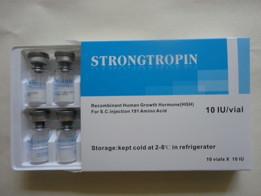Strongtropin 10iu HG 2ml Flakon Kutusu, Broşür Baskılı
